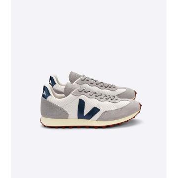 Veja RIO BRANCO HEXAMESH Men's Running Shoes Grey/Blue | NZ 167WNB